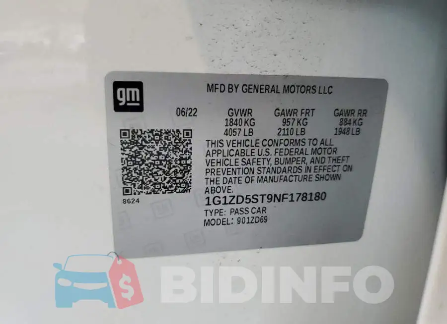 1G1ZD5ST9NF178180 Photo# 12