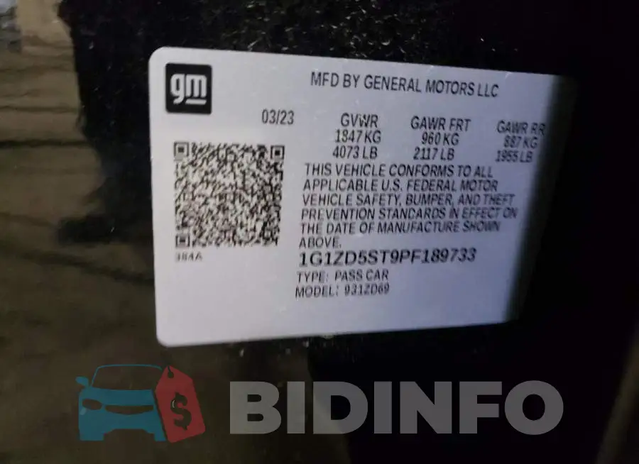 1G1ZD5ST9PF189733 Photo# 12