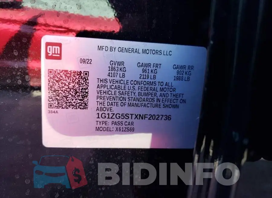 1G1ZG5STXNF202736 Photo# 12