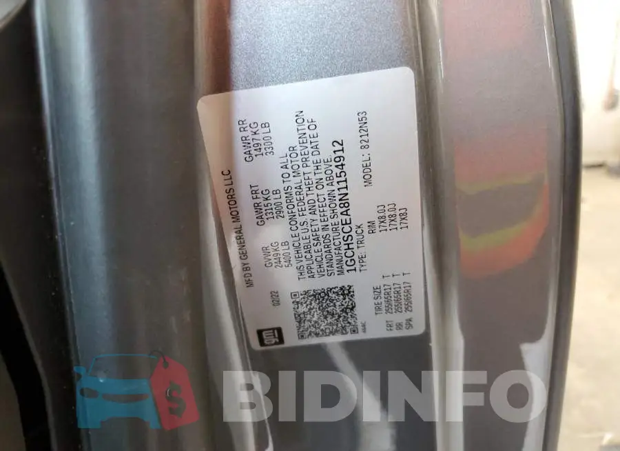 1GCHSCEA8N1154912 Photo# 12