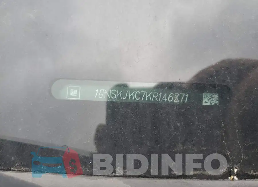 1GNSKJKC7KR146871 Photo# 13