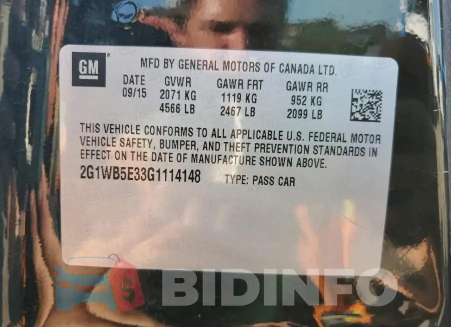 2G1WB5E33G1114148 Photo# 12