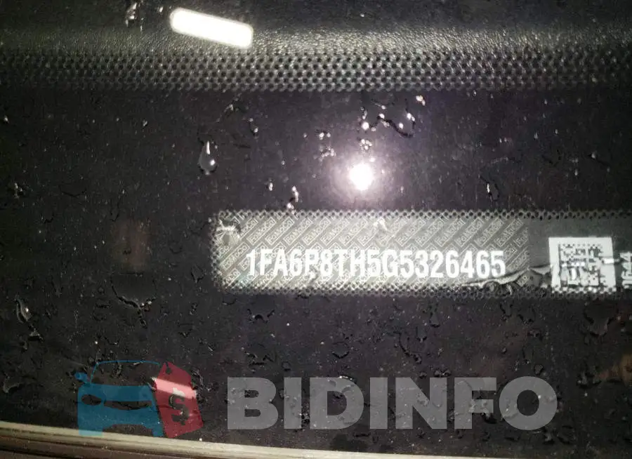 1FA6P8TH5G5326465 Photo# 12