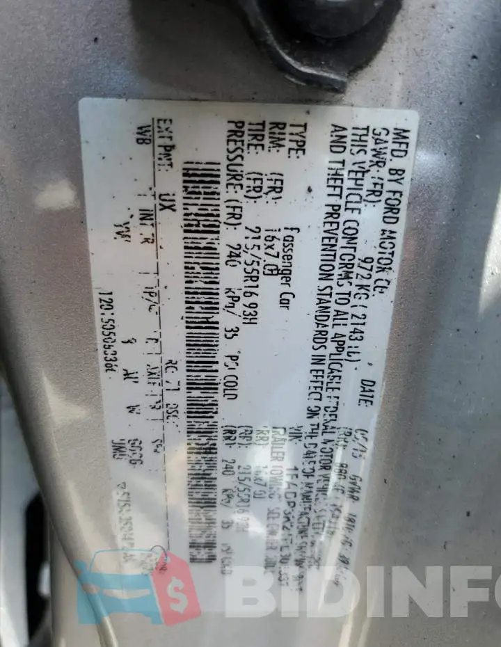 1FADP3K21FL301337 Photo# 12