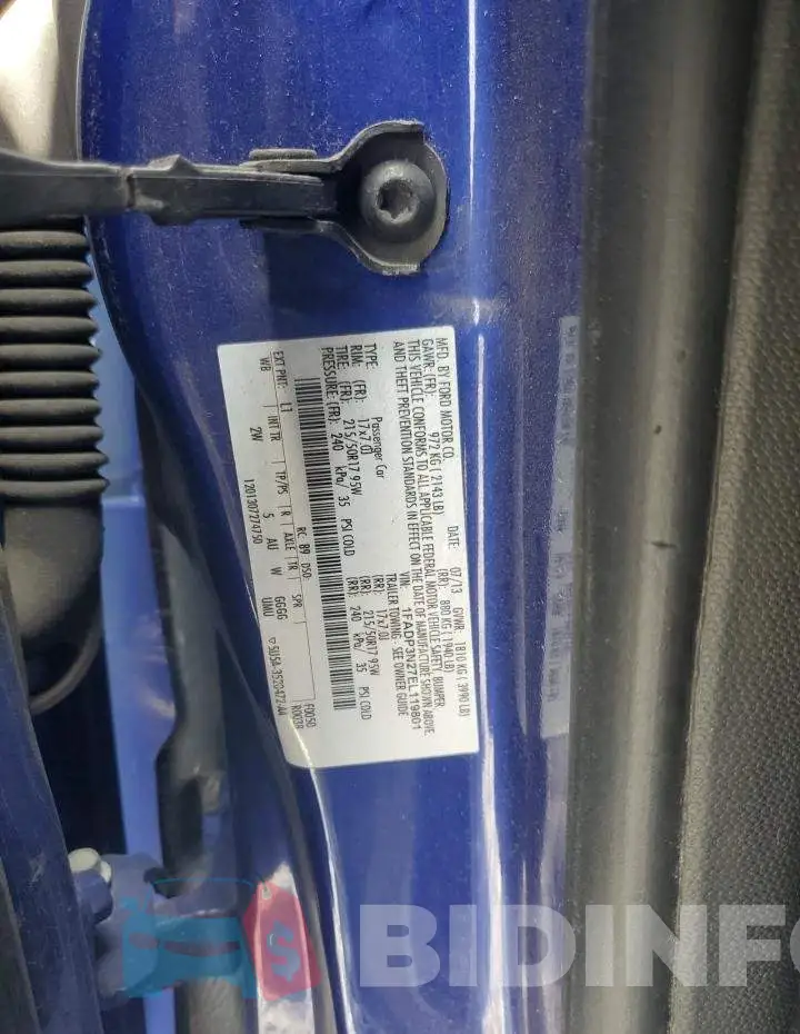 1FADP3N27EL119801 Photo# 12