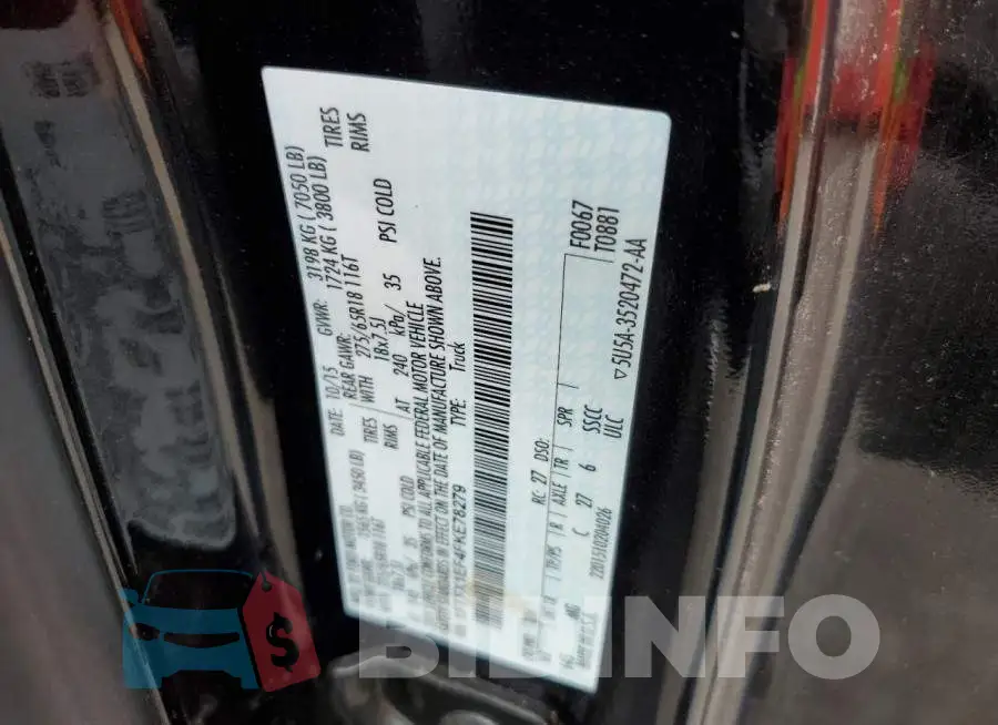 1FTFX1EF4FKE78279 Photo# 12