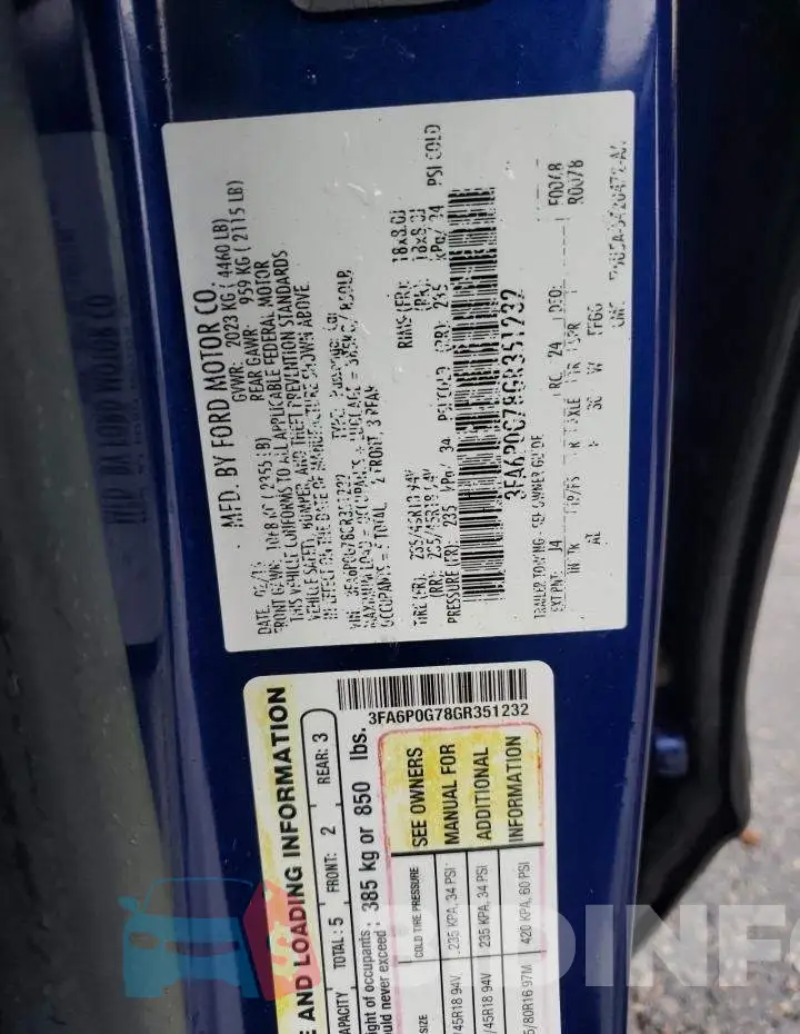 3FA6P0G78GR351232 Photo# 12