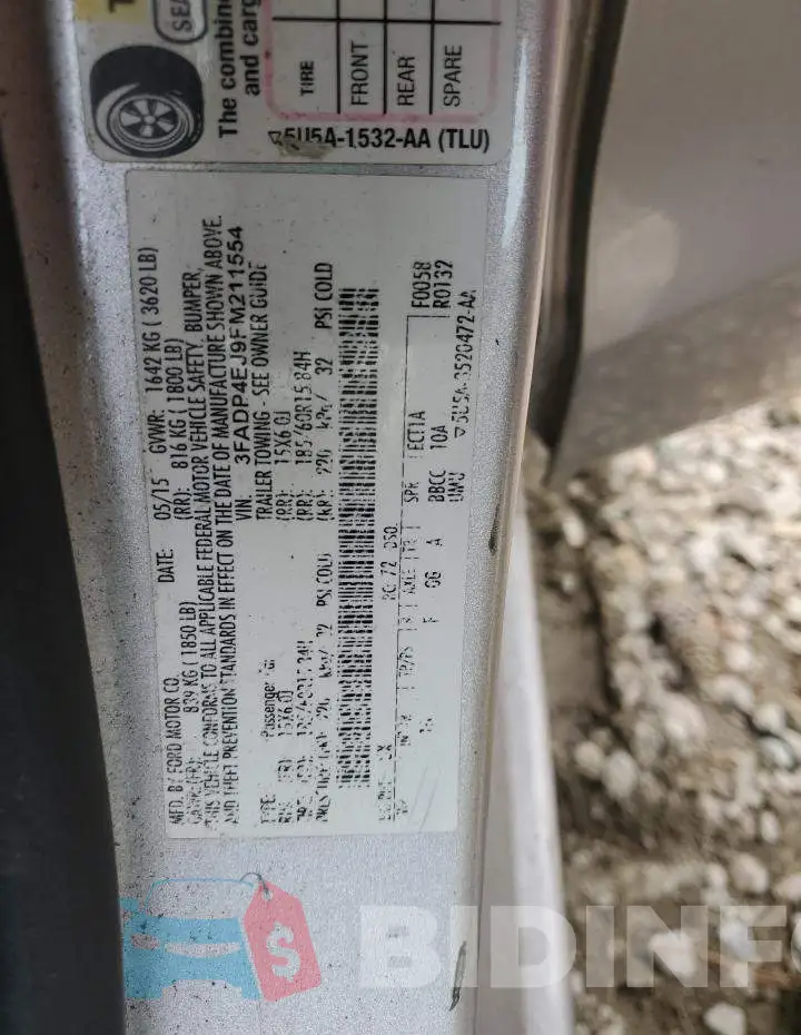 3FADP4EJ9FM211554 Photo# 12