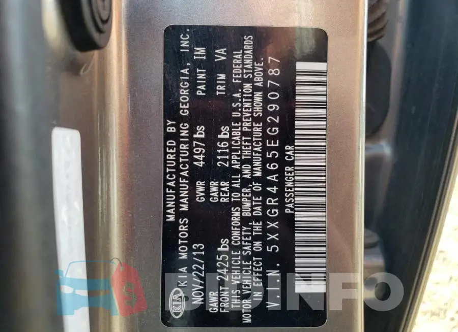 5XXGR4A65EG290787 Photo# 12