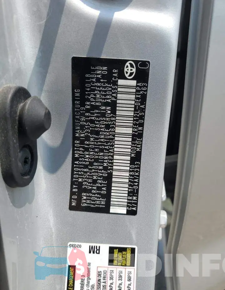 5YFEPRAE5LP063587 Photo# 12