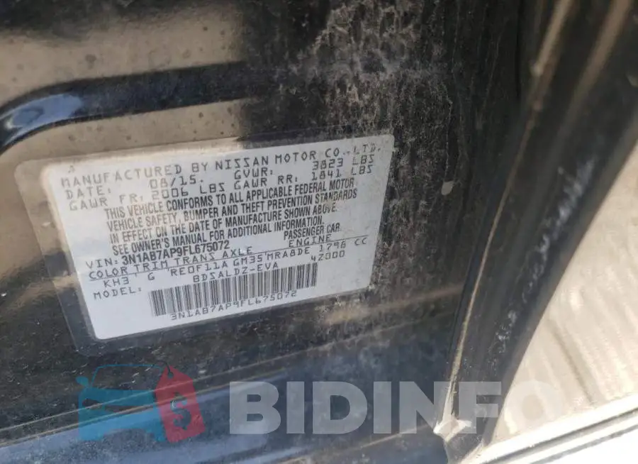 3N1AB7AP9FL675072 Photo# 12