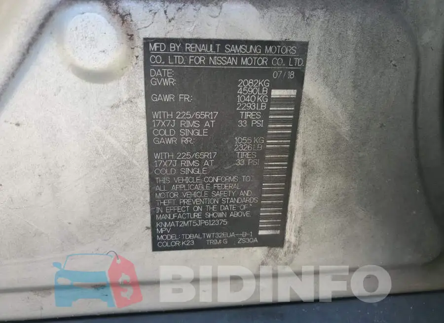 KNMAT2MT5JP612375 Photo# 13