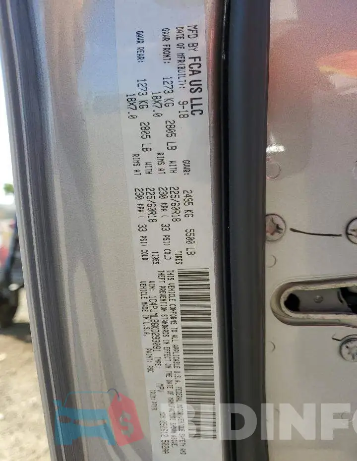 1C4PJMLB6KD293091 Photo# 14