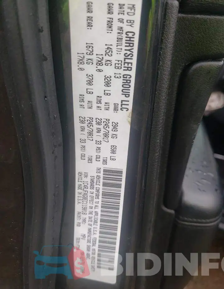 1C4RJFAG8EC119018 Photo# 14