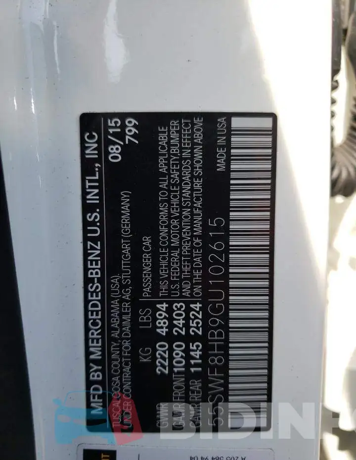 55SWF8HB9GU102615 Photo# 13