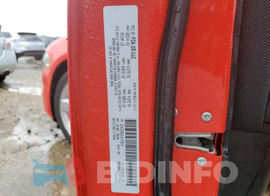 2C3CDXBG4JH179214 Photo# 12