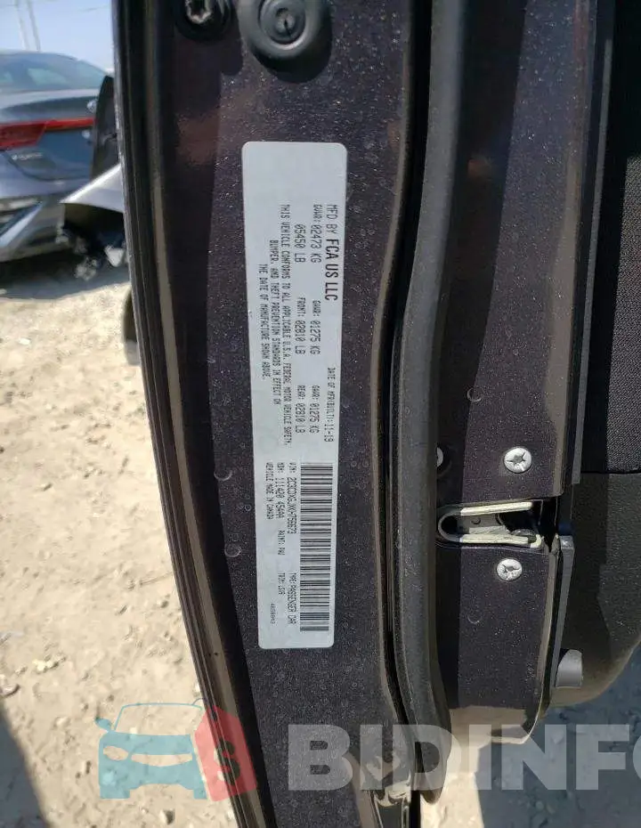 2C3CDXGJXKH756673 Photo# 13