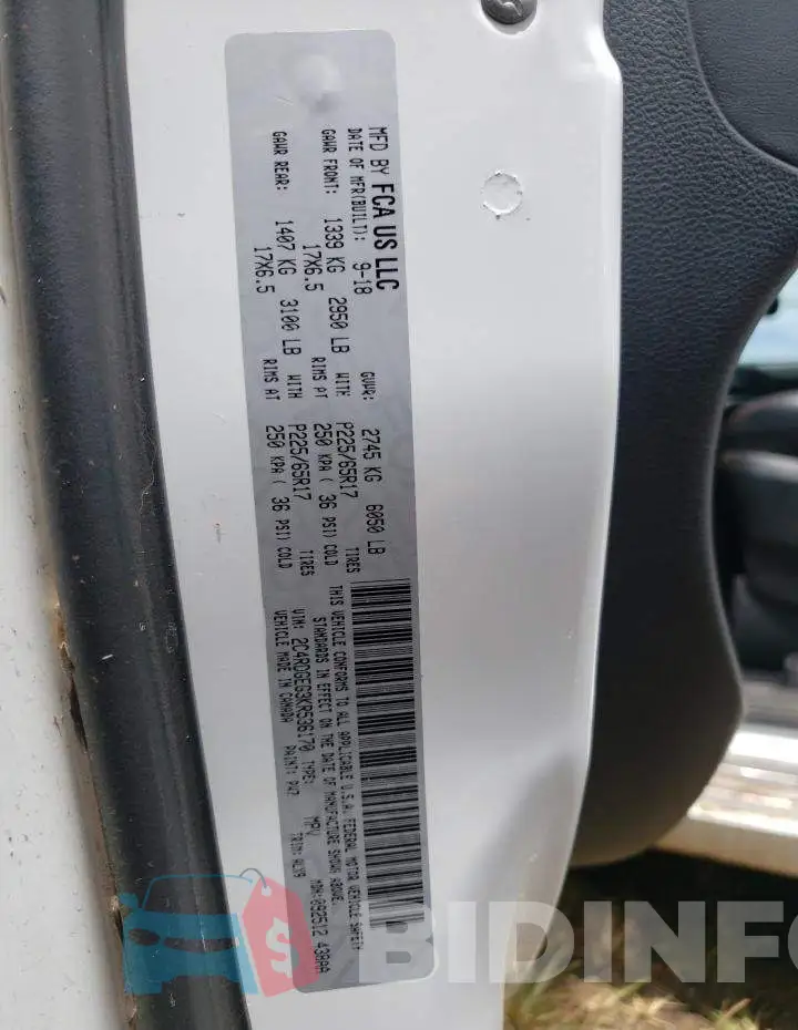 2C4RDGEG3KR536170 Photo# 13