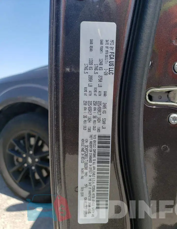 3C4PDCAB1LT180200 Photo# 13