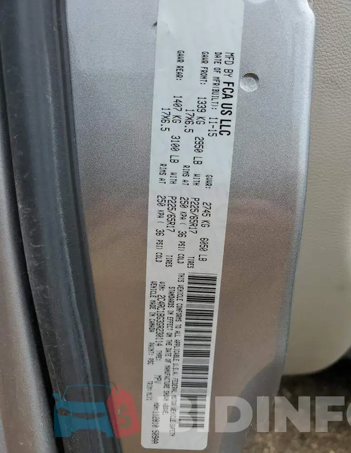 2C4RC1BG3GR230114 Photo# 13