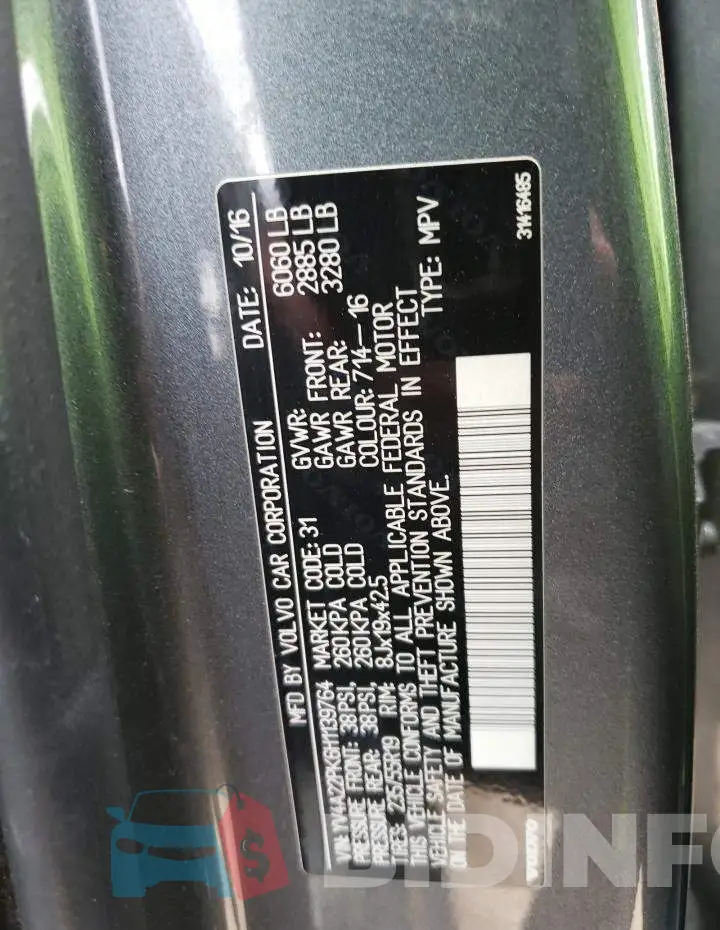 YV4A22PK6H1139764 Photo# 13