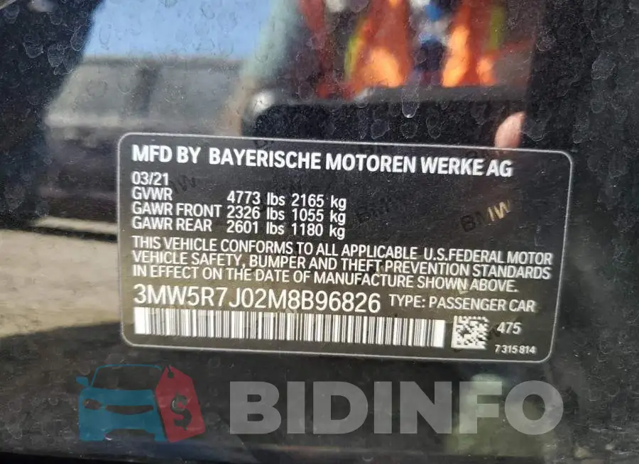3MW5R7J02M8B96826 Photo# 12