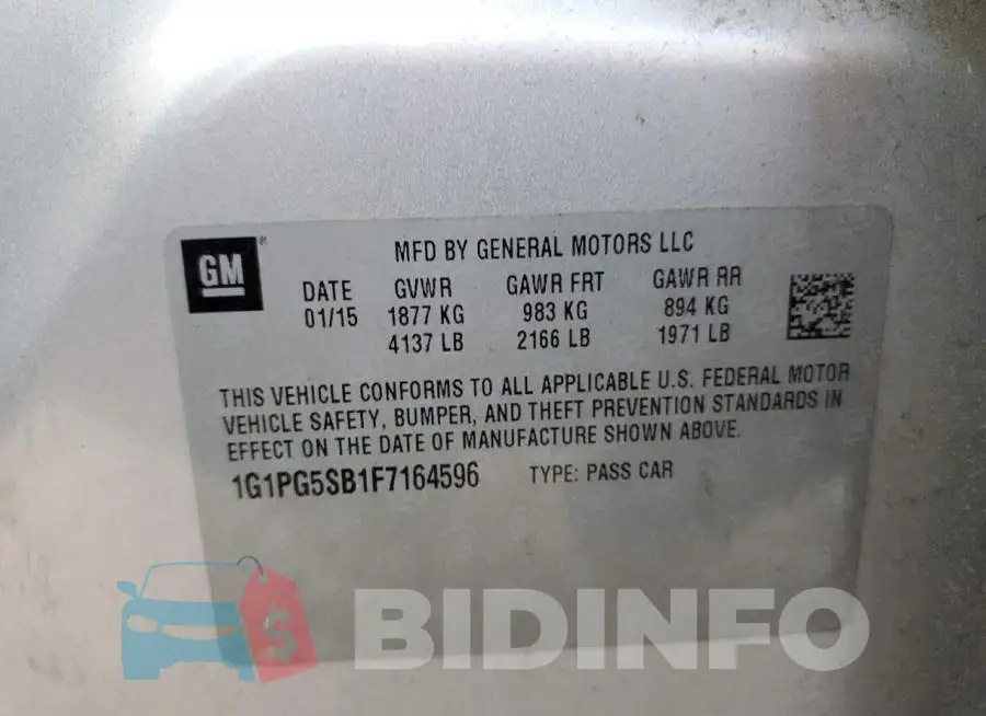 1G1PG5SB1F7164596 Photo# 12