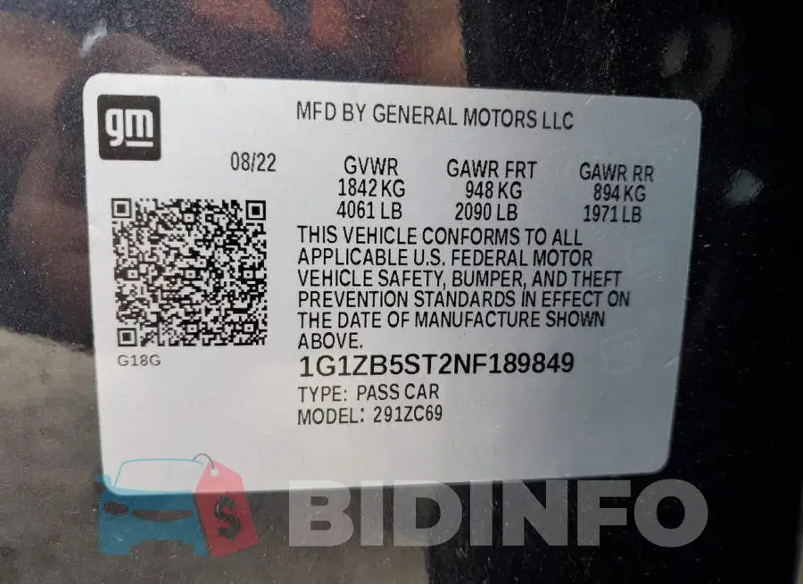 1G1ZB5ST2NF189849 Photo# 12