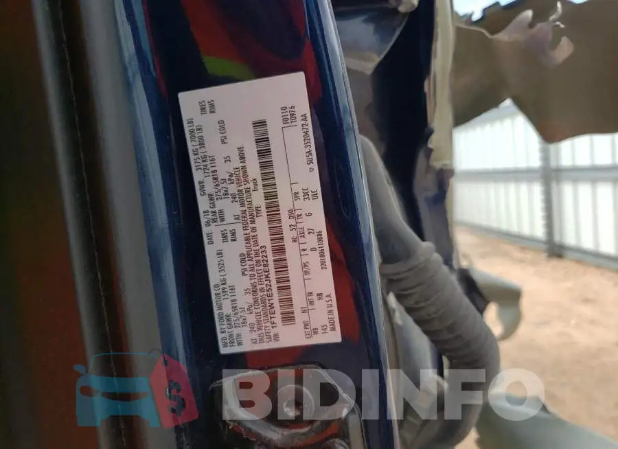 1FTEW1E52JKE82233 Photo# 13