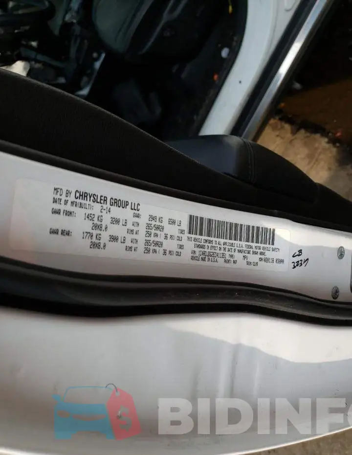 1C4RDJDG2EC411351 Photo# 10
