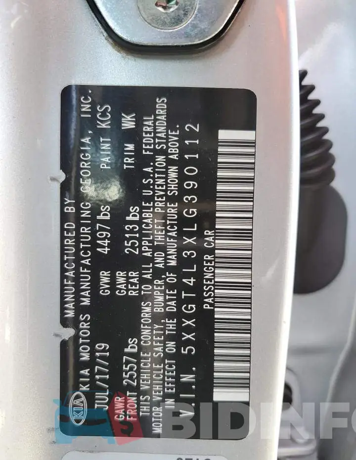 5XXGT4L3XLG390112 Photo# 12