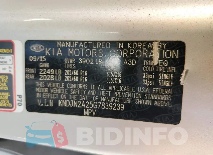 KNDJN2A25G7839239 Photo# 12