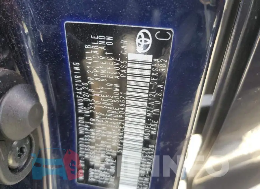 5YFS4RCE2LP048621 Photo# 13
