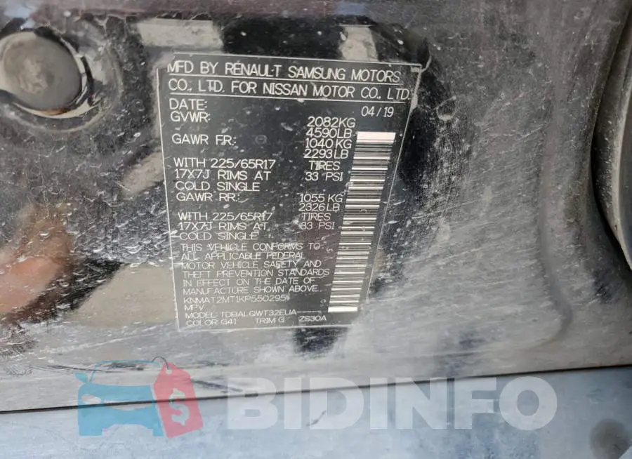 KNMAT2MT1KP550295 Photo# 14