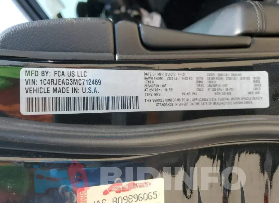 1C4RJEAG3MC712469 Photo# 12