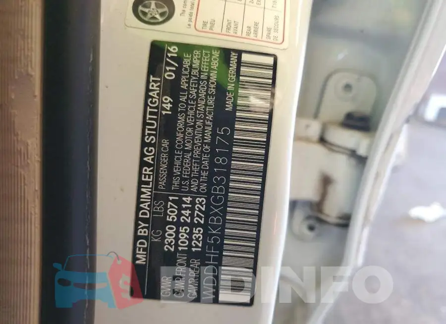WDDHF5KBXGB318175 Photo# 12