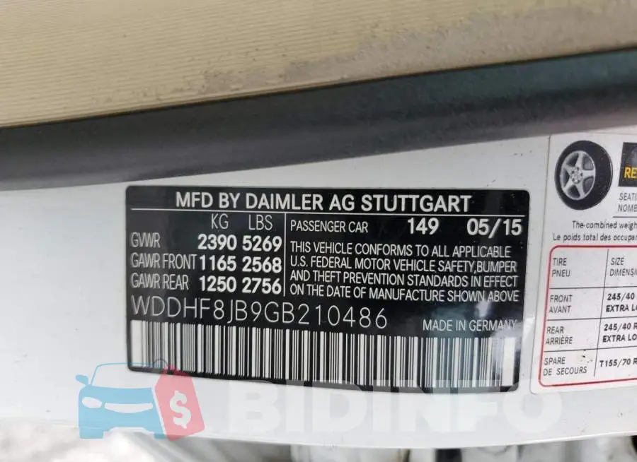 WDDHF8JB9GB210486 Photo# 13