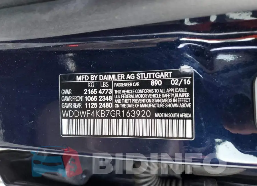 WDDWF4KB7GR163920 Photo# 12