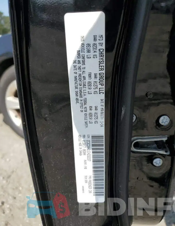 2C3CDXHG1EH232237 Photo# 12