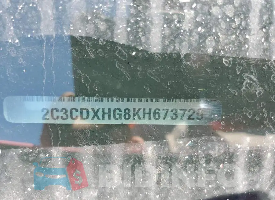 2C3CDXHG8KH673729 Photo# 12