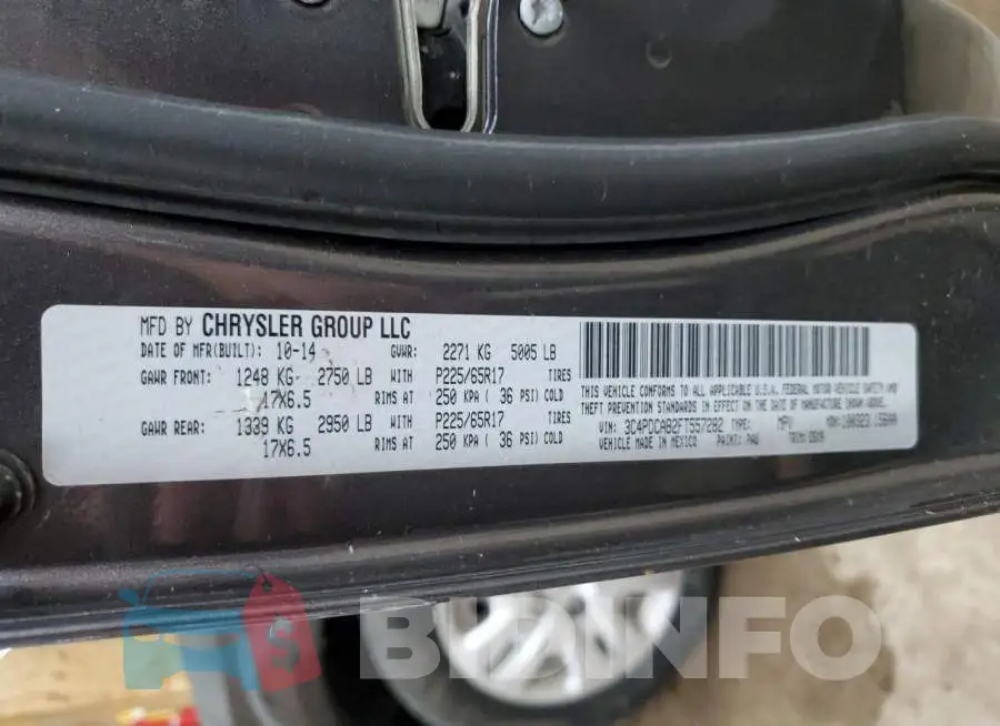 3C4PDCAB2FT557282 Photo# 13