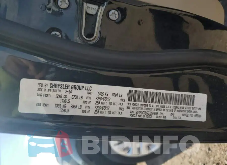 3C4PDCAB6ET227059 Photo# 12