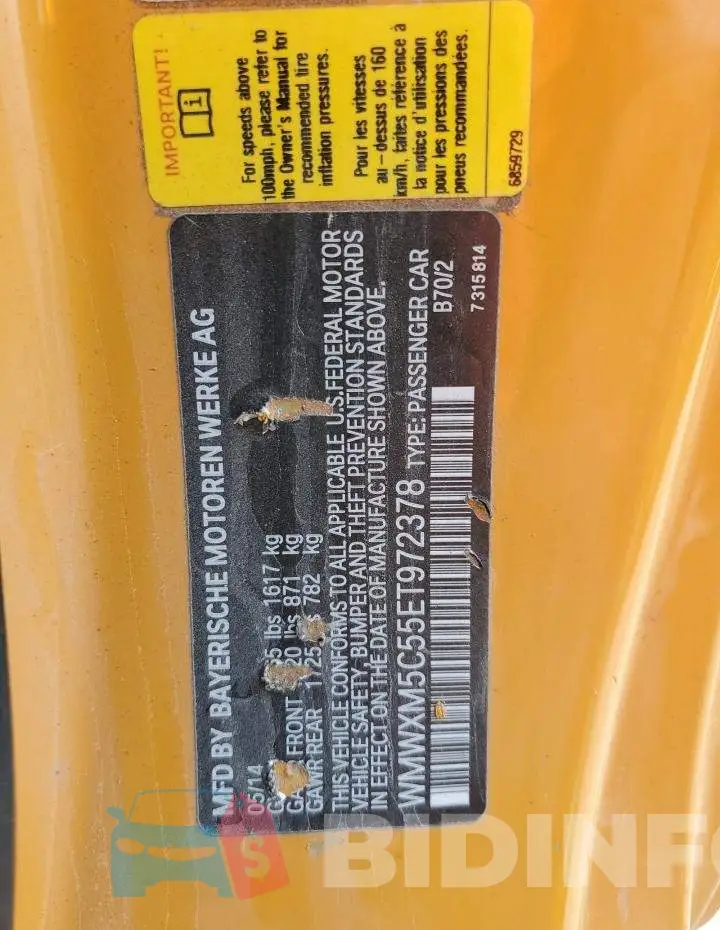 WMWXM5C55ET972378 Photo# 12
