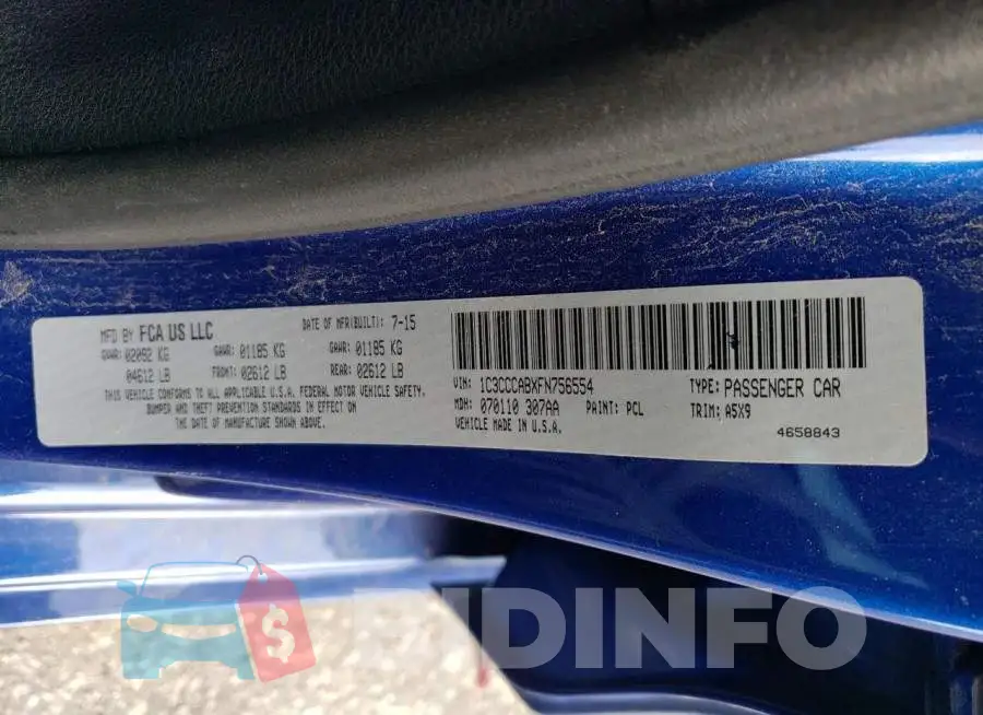 1C3CCCABXFN756554 Photo# 12