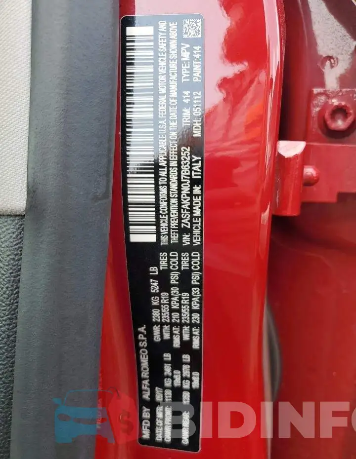 ZASFAKPN0J7B63252 Photo# 12