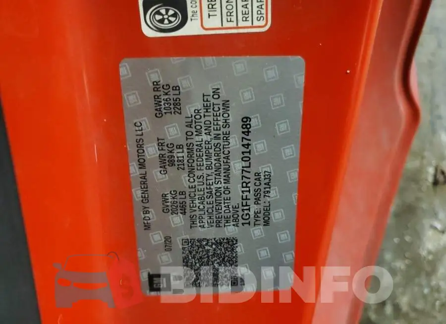 1G1FF1R77L0147489 Photo# 12