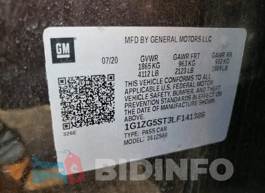 1G1ZG5ST3LF141386 Photo# 12