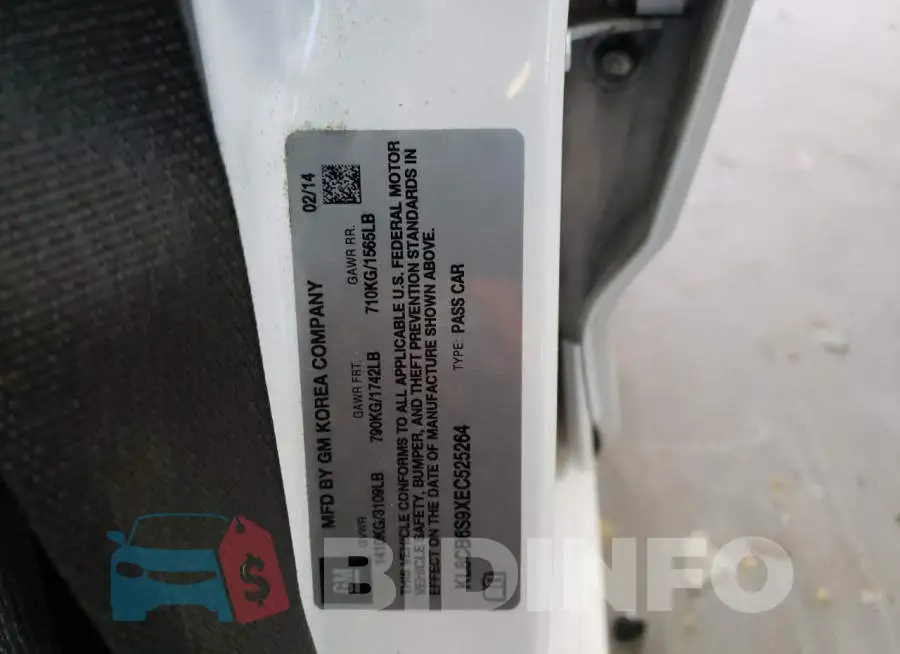 KL8CB6S9XEC525264 Photo# 12