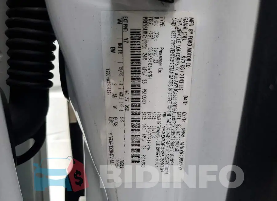 1FADP3F23EL300781 Photo# 12