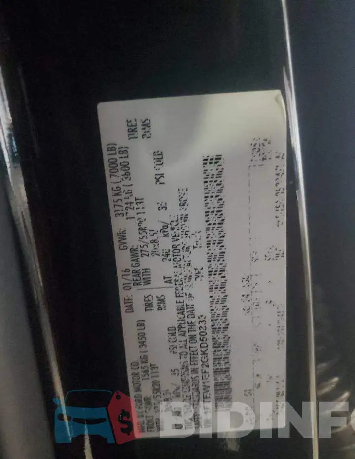 1FTEW1EF2GKD50333 Photo# 12